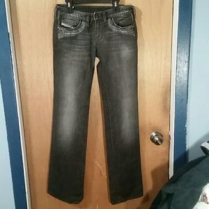 Diesel Kycut women's charcoal jeans size W 26/L32